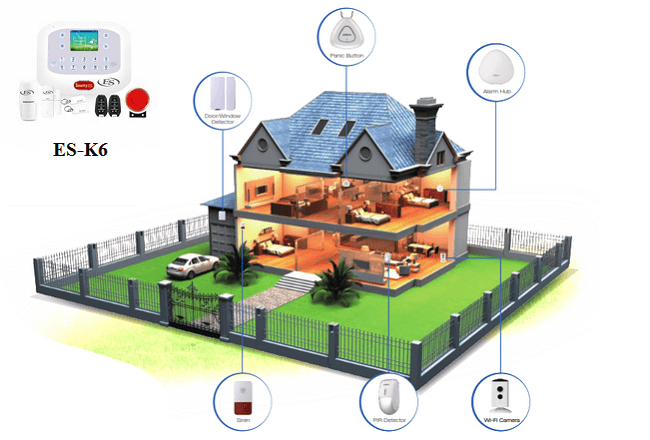 ES-K6 thiết bị báo trộm dẫn đầu xu hướng của người tiêu dùng Việt