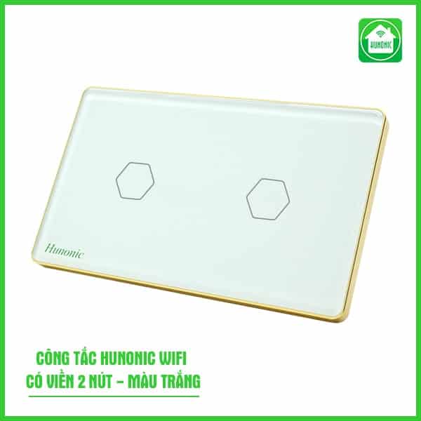 Công Tắc Cảm Ứng Wifi Hunonic Hình Chữ Nhật Có Viền