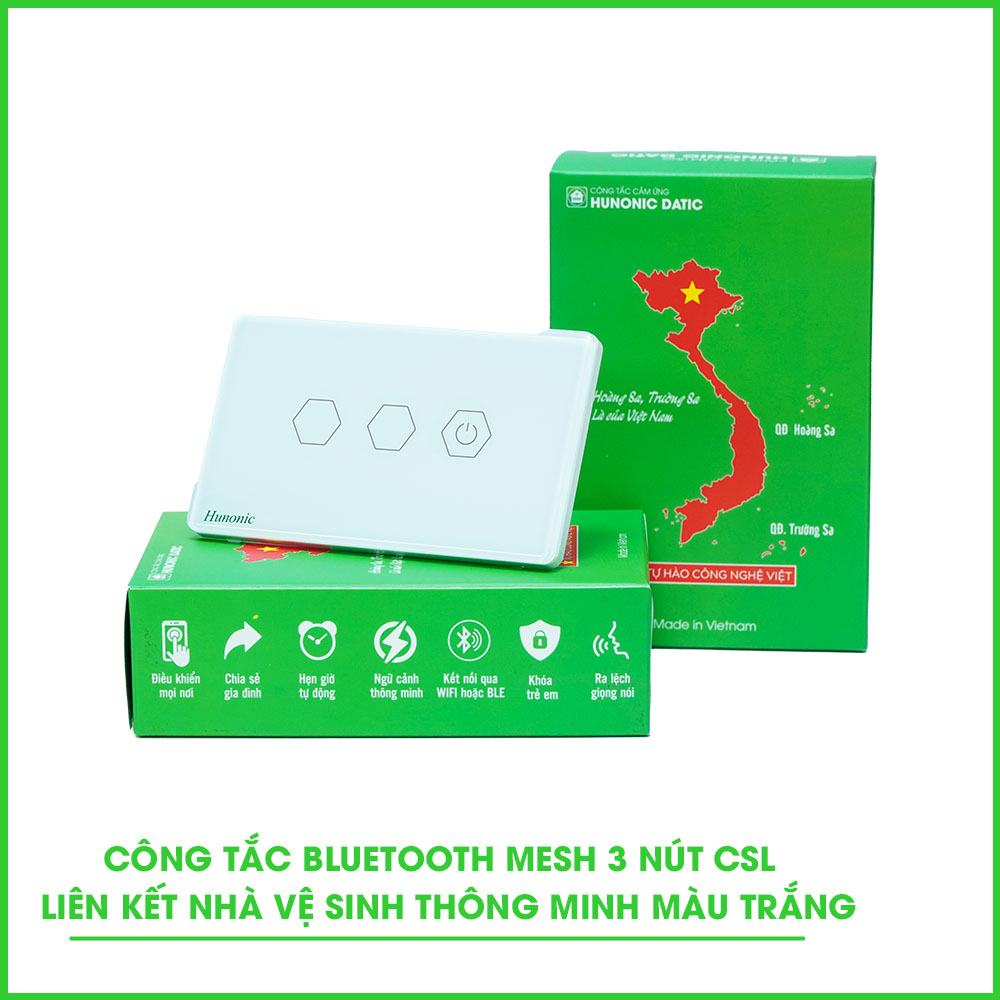 Công tắc cảm ứng BLE Hunonic Datic