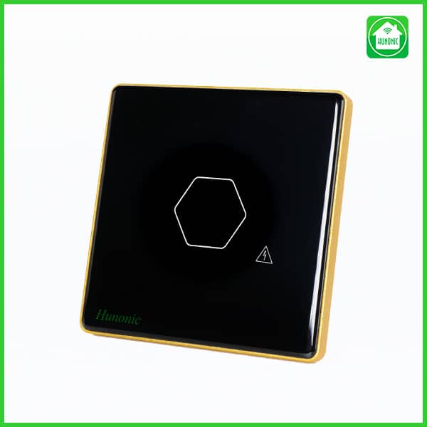 Công Tắc Chống Giật Bình Nóng Lạnh Hunonic Luxury Hình Vuông