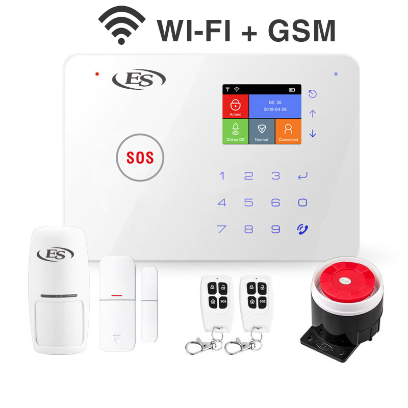 Báo trộm qua điện thoại Wifi+GSM ES-K11
