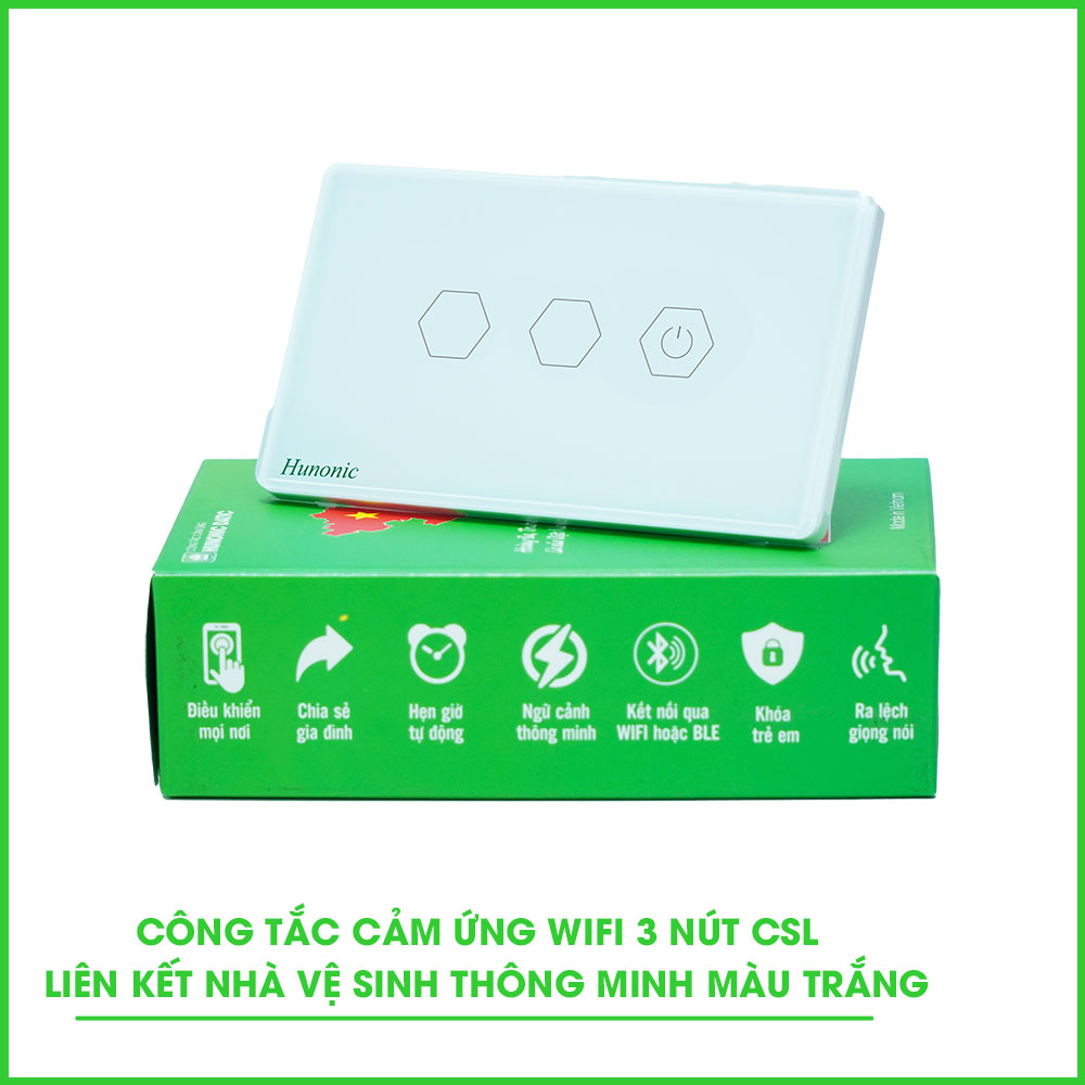 Công tắc cảm ứng Wifi Hunonic Datic