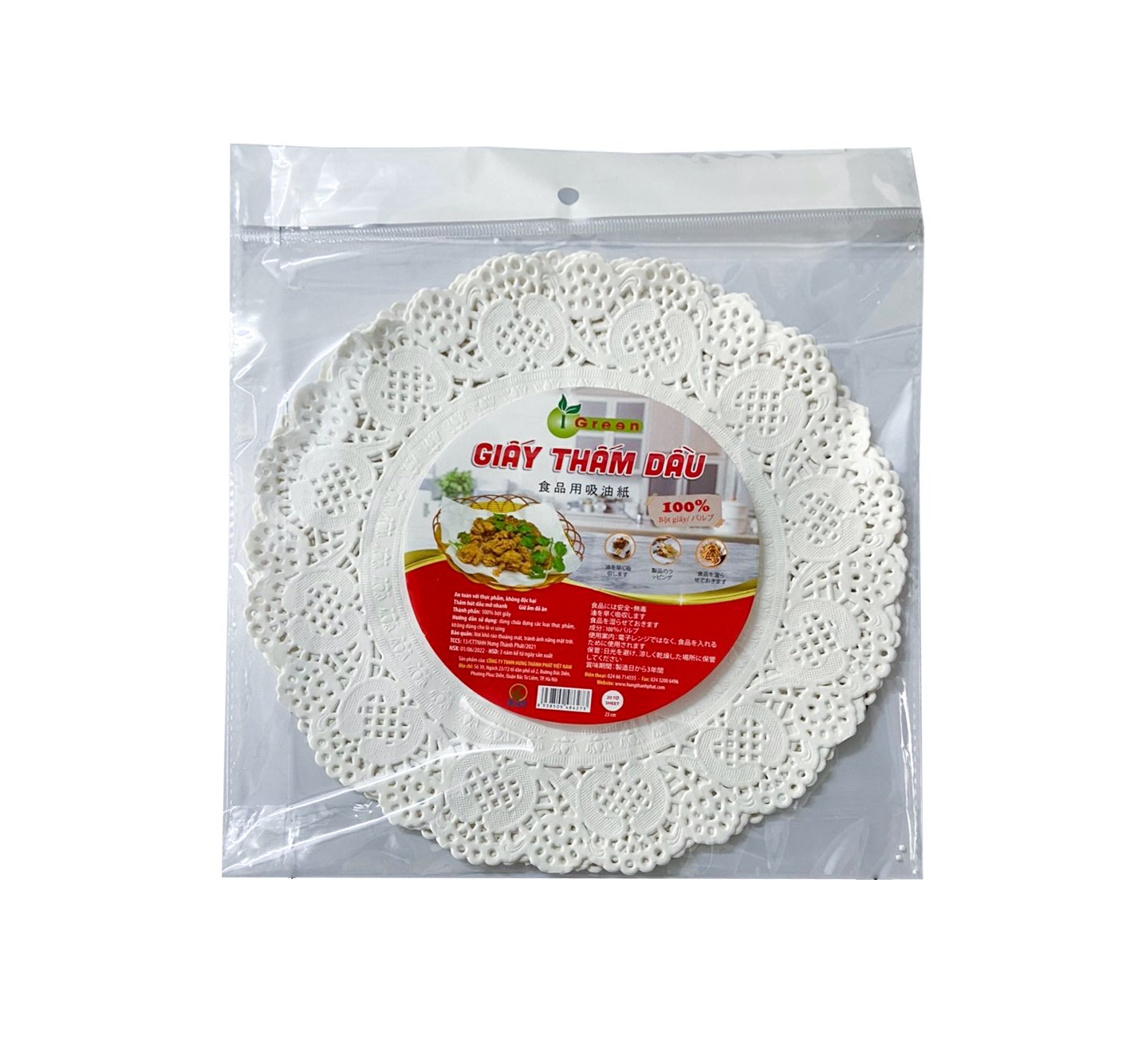 GIẤY THẤM DẦU (HÌNH VUÔNG, TRÒN)