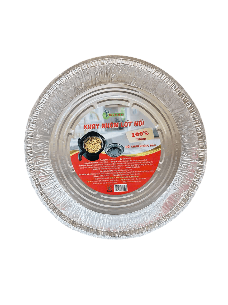 KHAY NHÔM LÓT NỒI 20CM