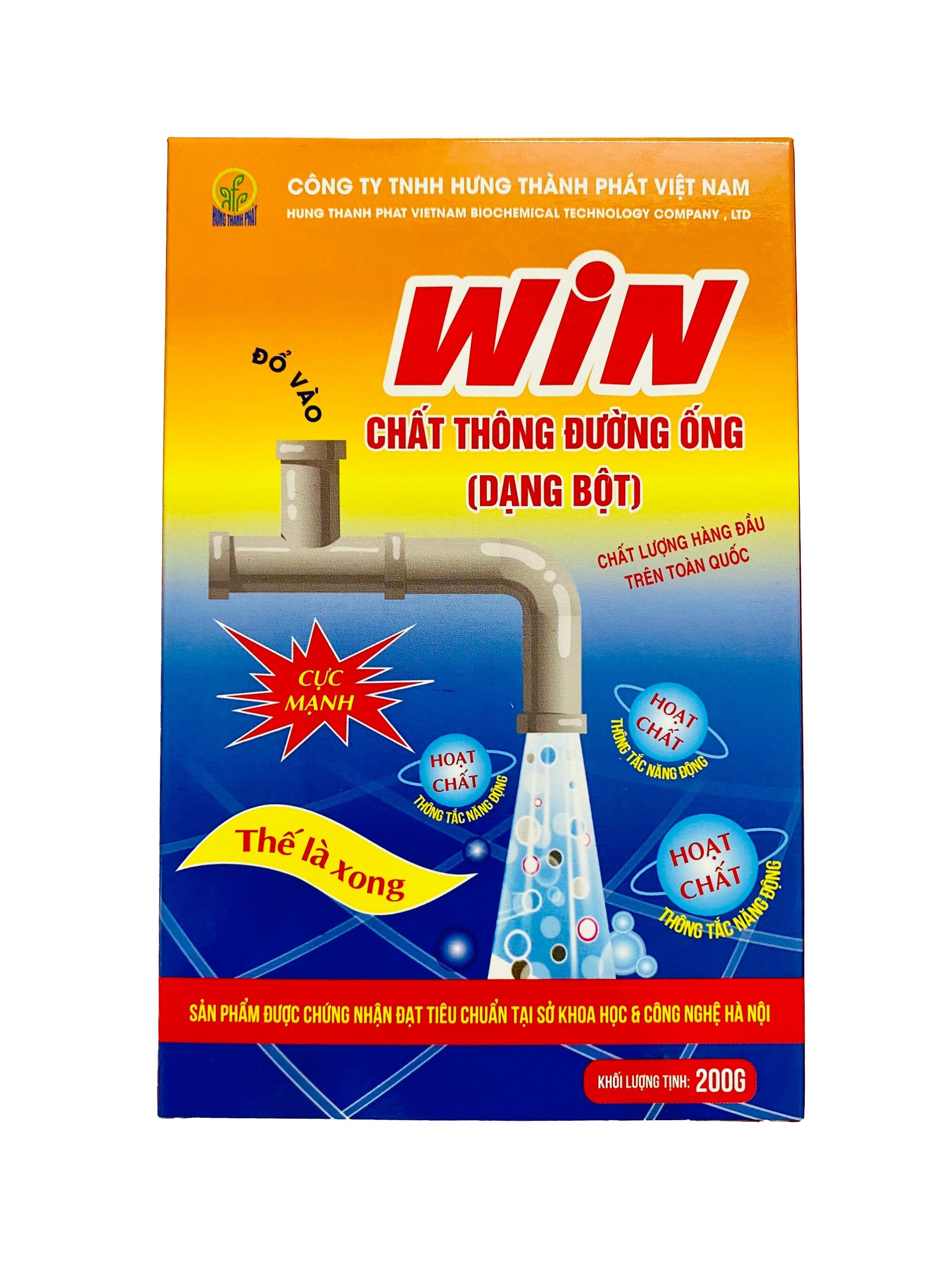 CHẤT THÔNG ĐƯỜNG ỐNG WIN 200G (DẠNG BỘT)