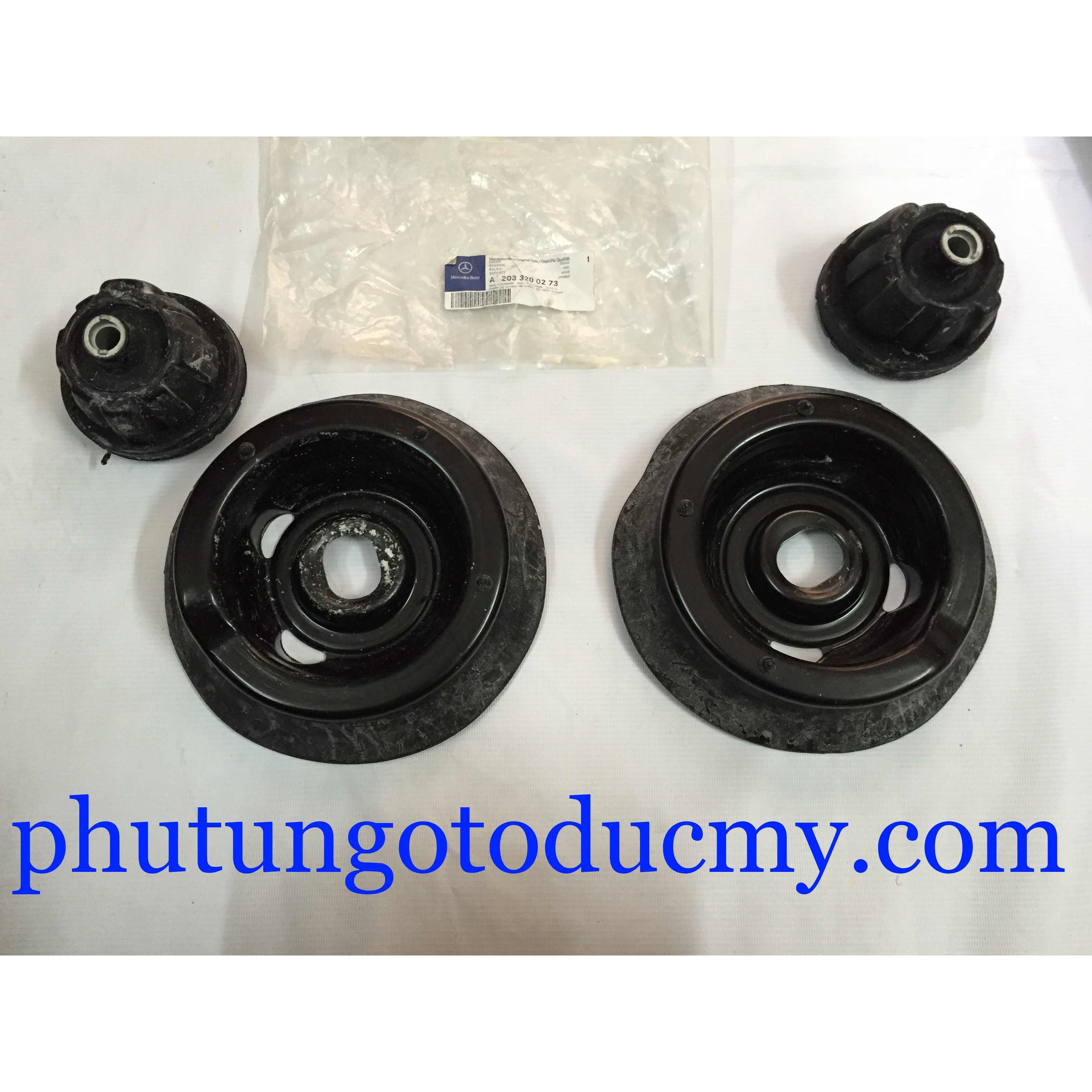 Bát bèo giảm xóc trước Mercedes C180K, C200K, C240, C280 W203 - A2033200273