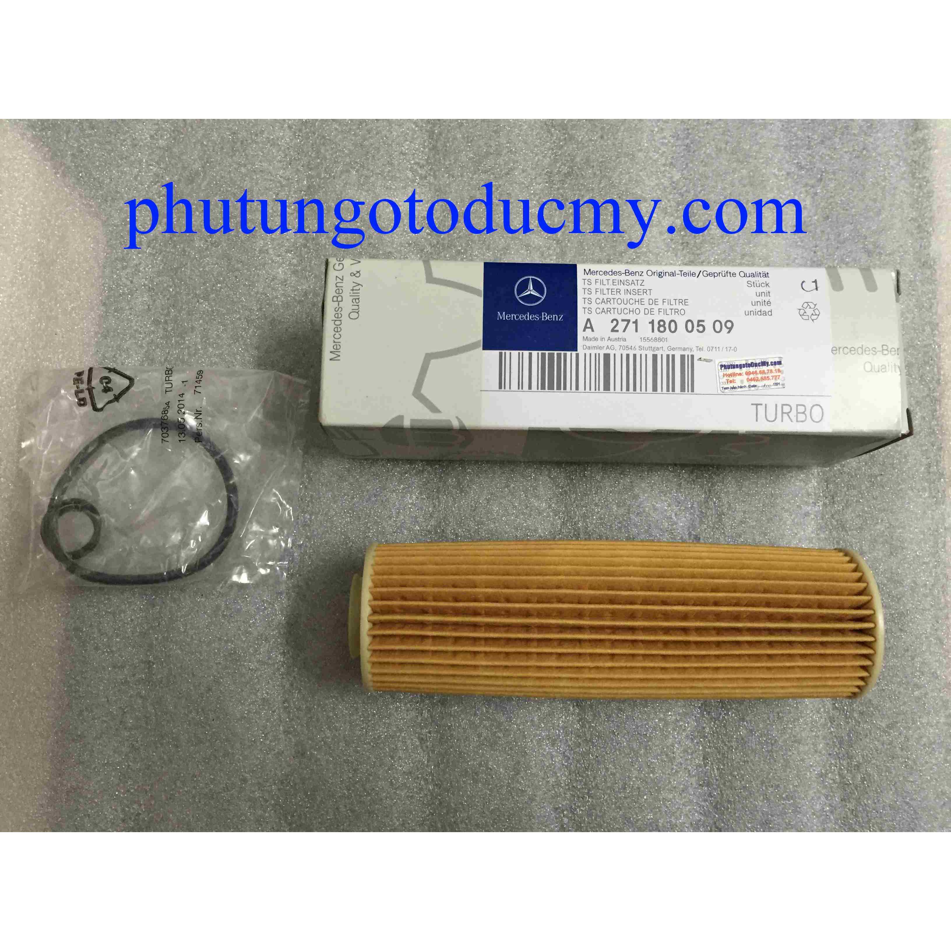 Lọc dầu Mercedes C200,C250 W204- A0001800509 1