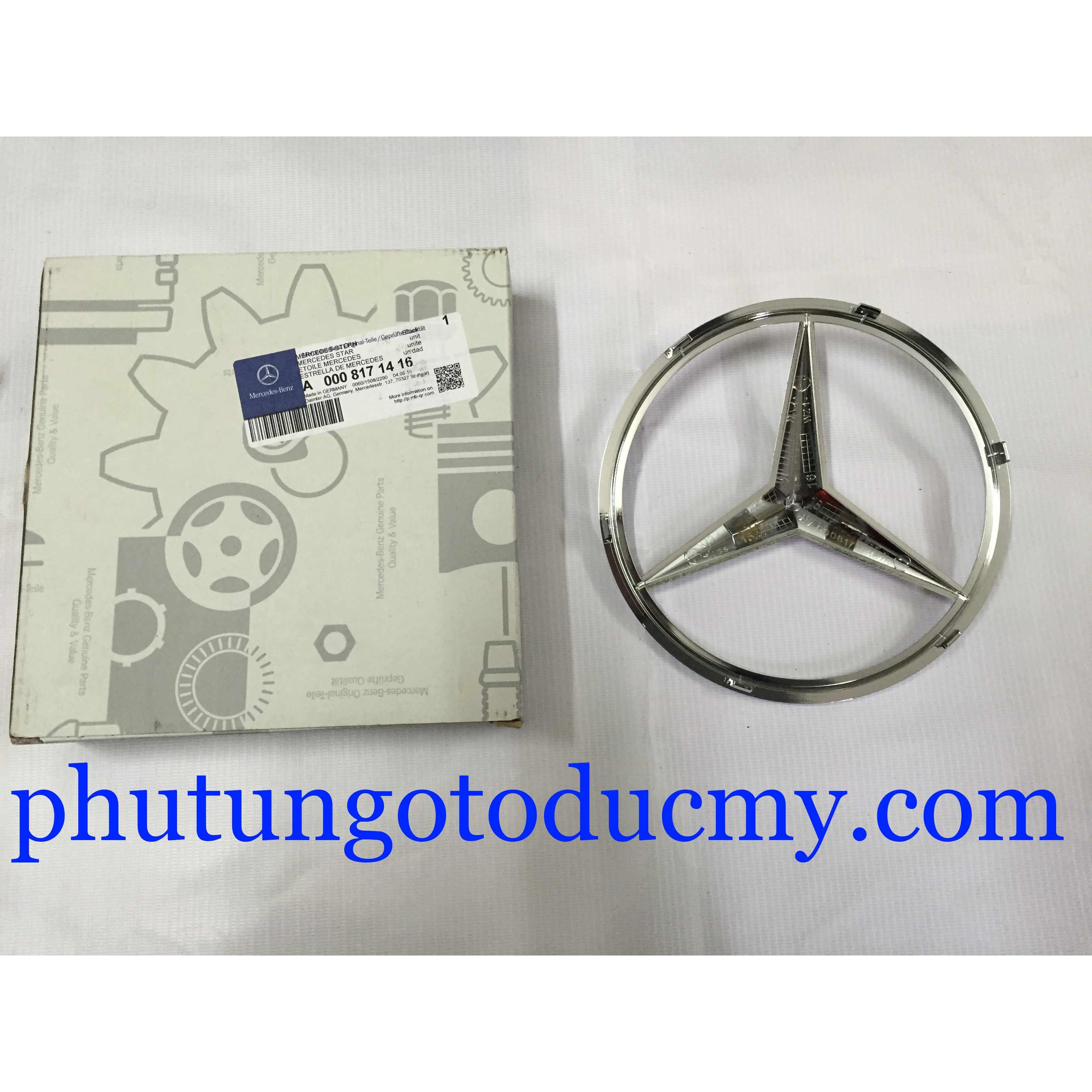 Logo mặt calang Mercedes E200, E250, E300, E350 W212 - A0008171416