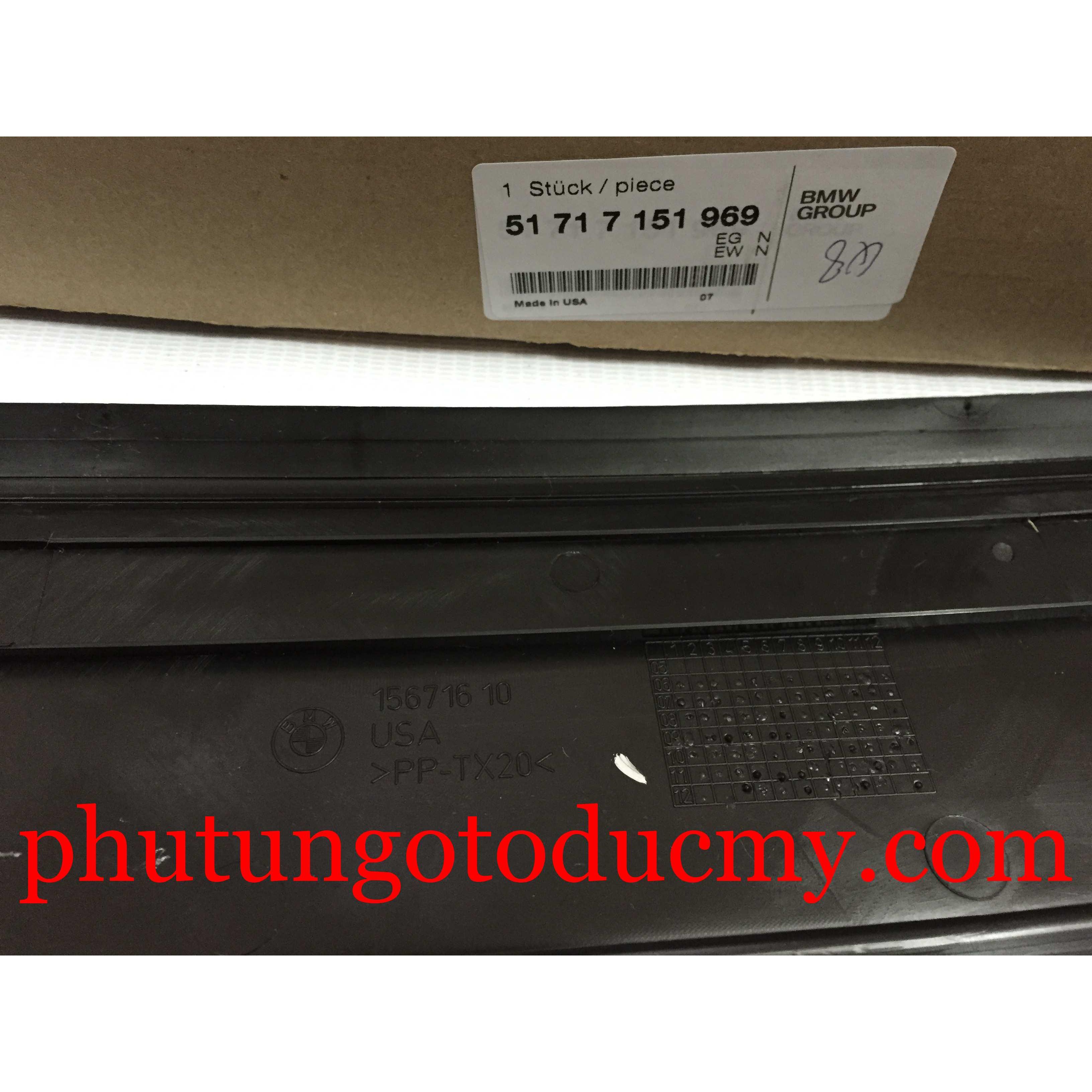 GRILLE DE CAPOT De Pare-Brise Pour Bmw X6 E71 - 51717151969 - EUR 146 GRILLE DE CAPOT De Pare-Brise Pour Bmw X6 E71 - 51717151969 - EUR 146