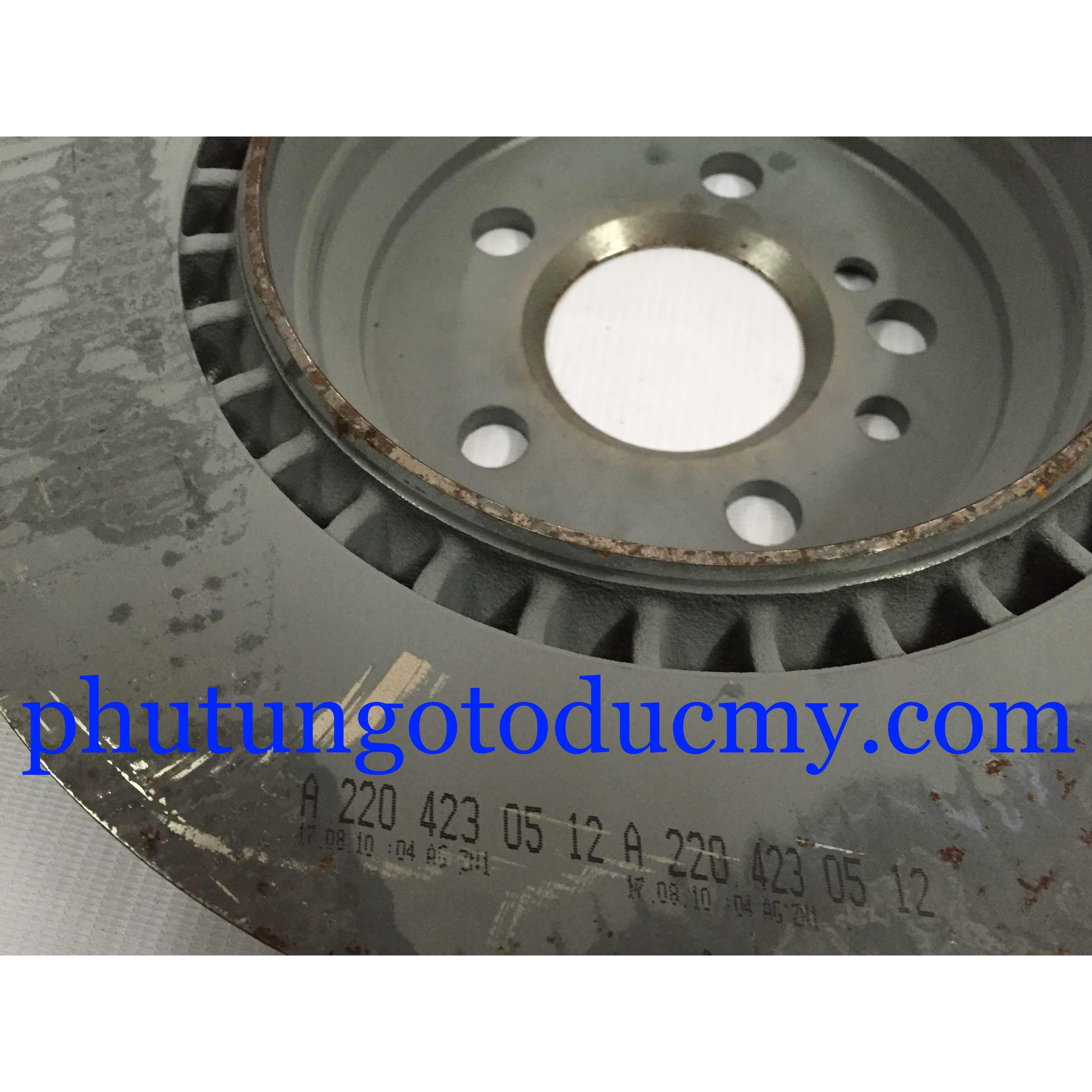 Đĩa phanh trước Mercedes S320, S350, S500 W220 - A2204230512