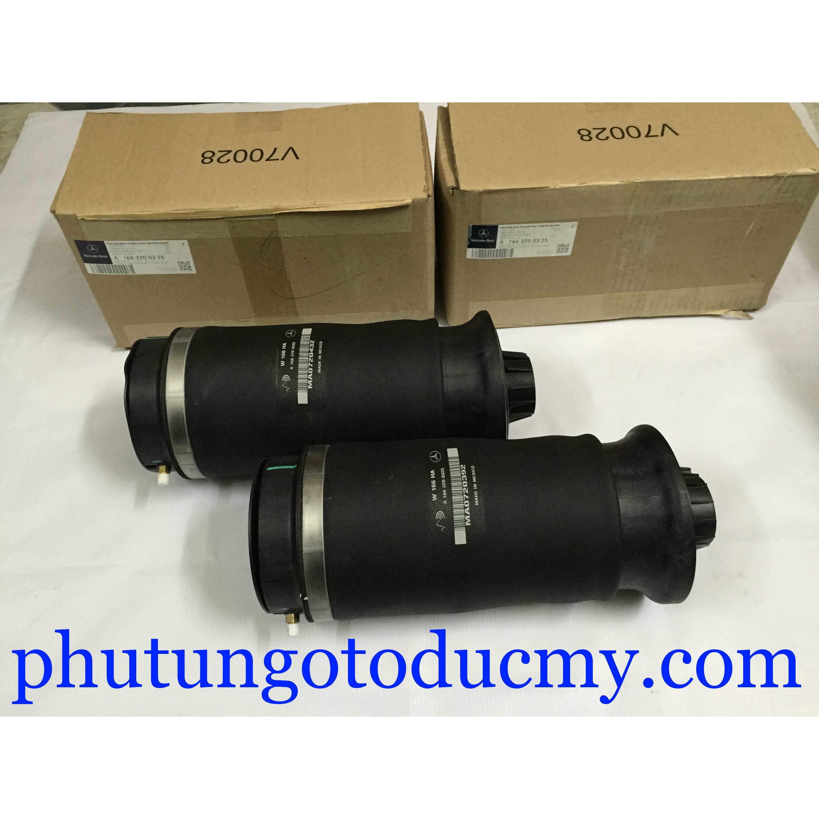 Bóng hơi giảm xóc sau Mercedes GL450, GL550, GL320/350 W164 -A1663200325
