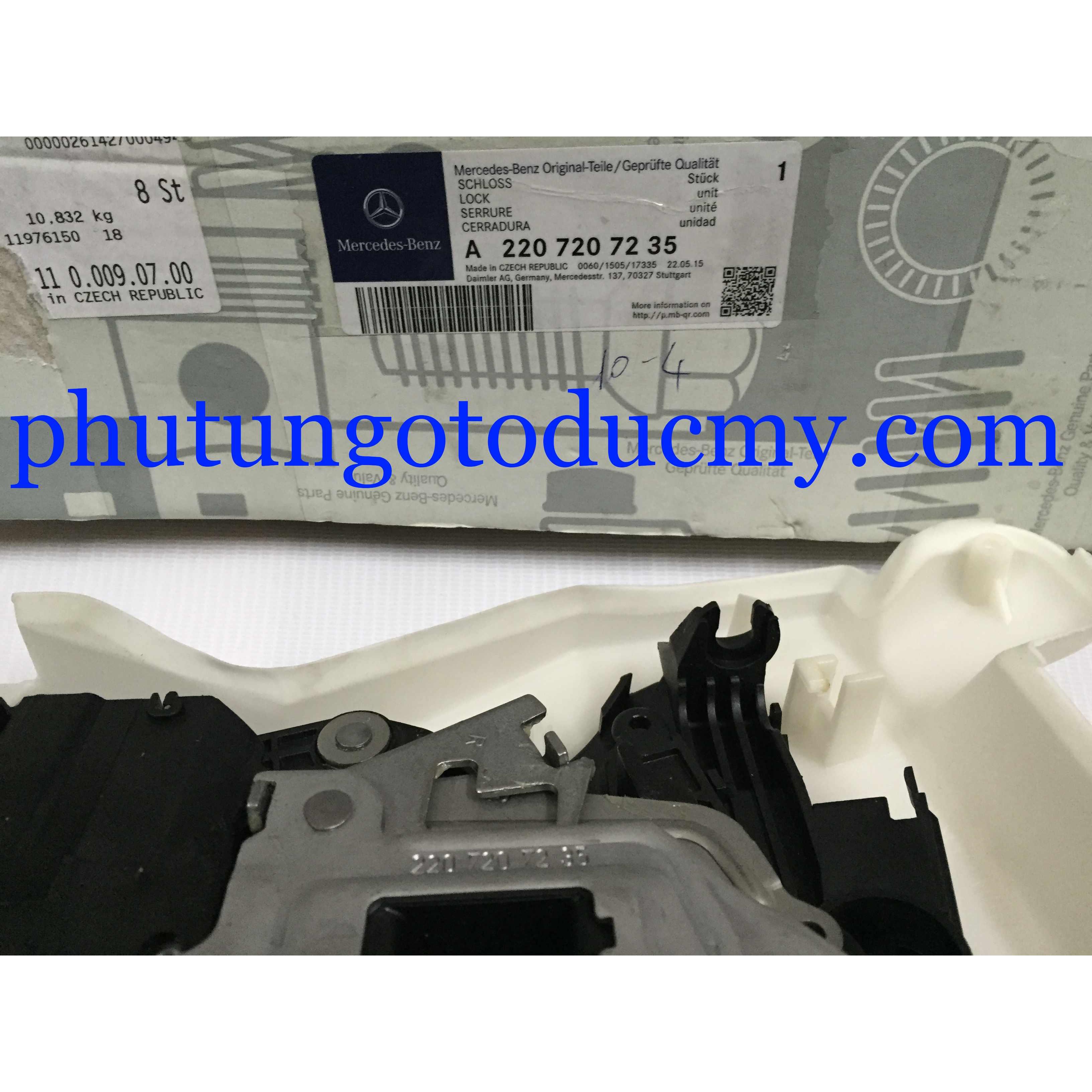 Ổ khóa cửa sau Mercedes S320, S350, S500 W220 - 2207207235