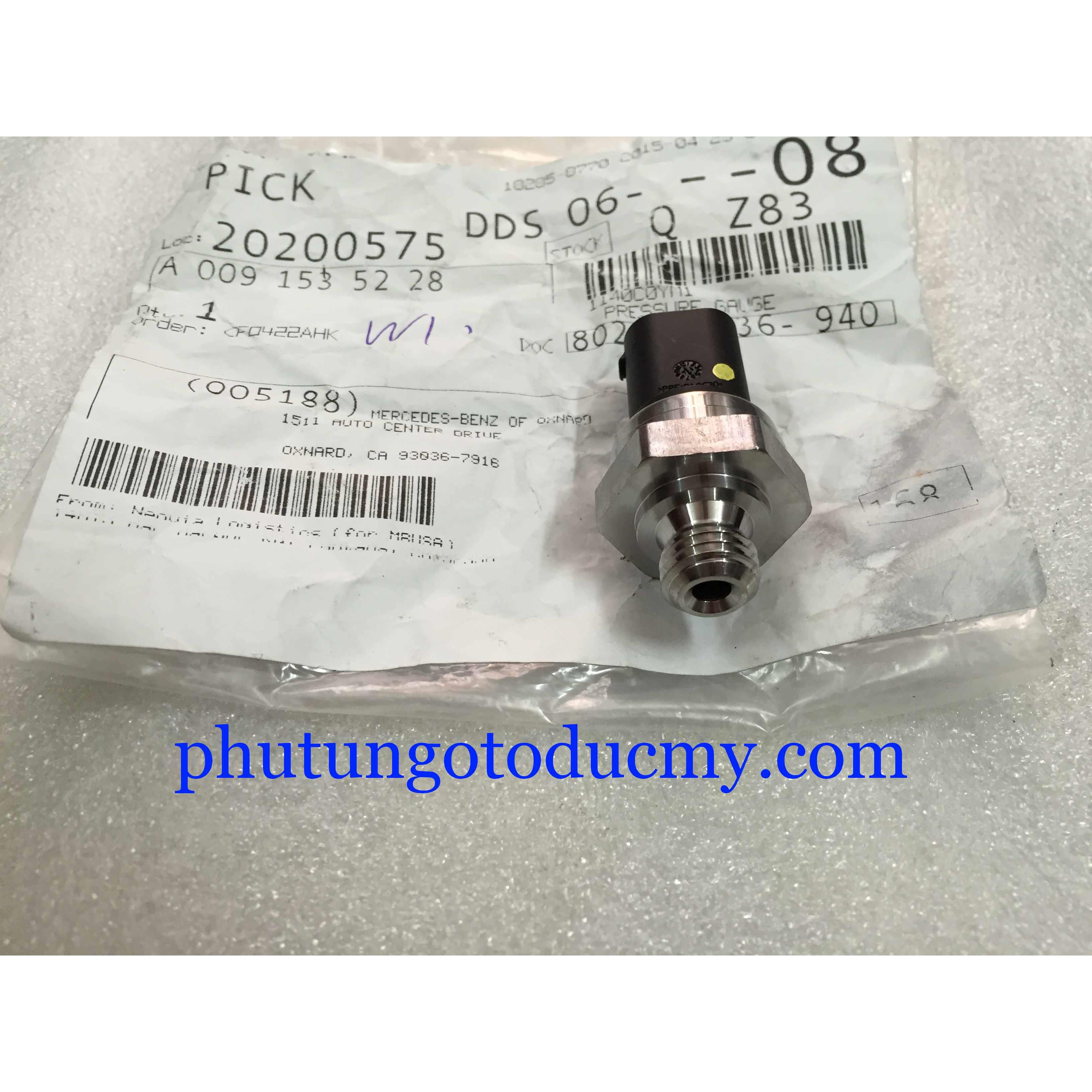 Cảm biến áp suất ga Mercedes -A0091535228 1