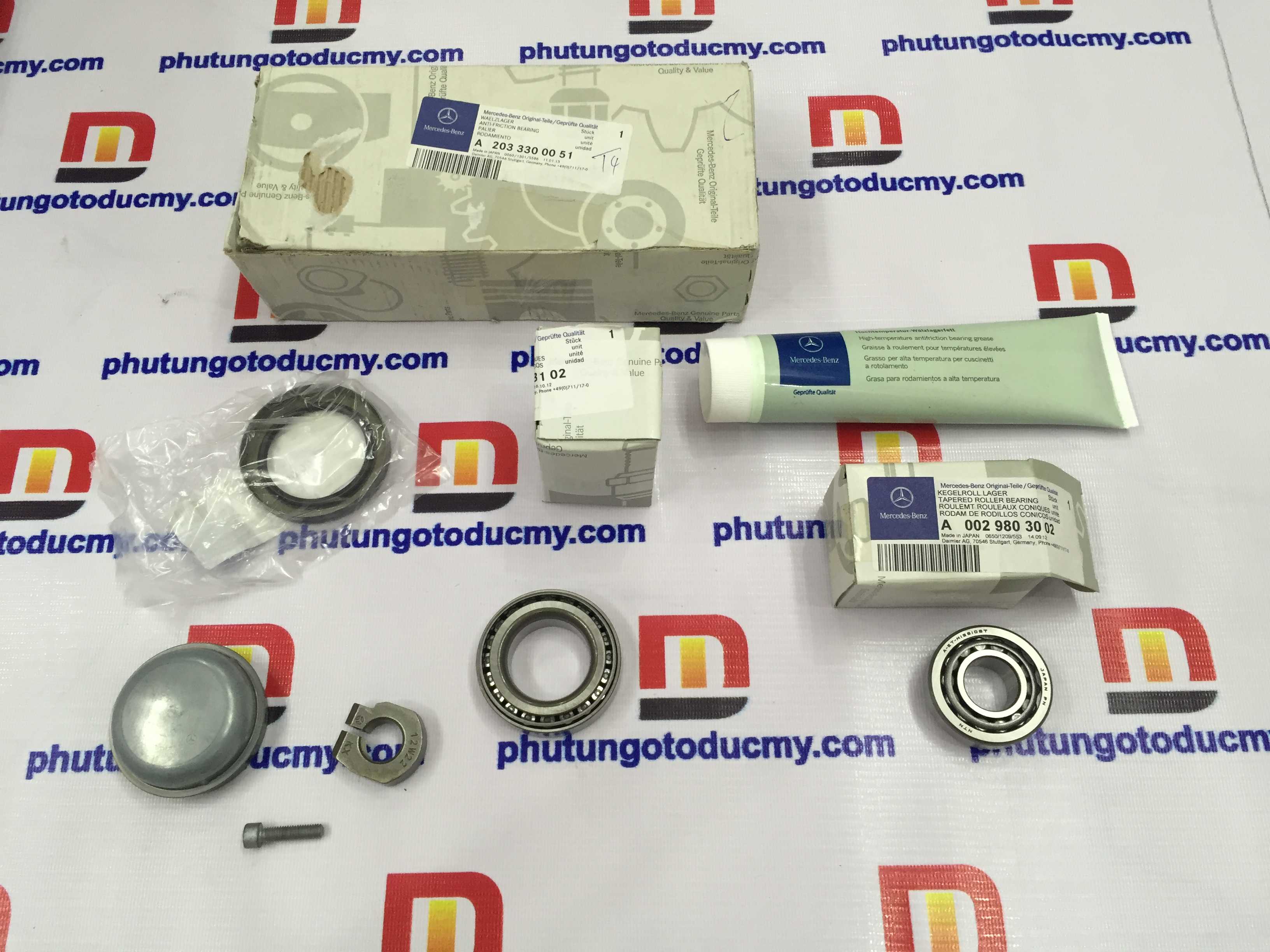 Bộ bi moay ơ trước Mercedes C class W203,W204 -2033300051