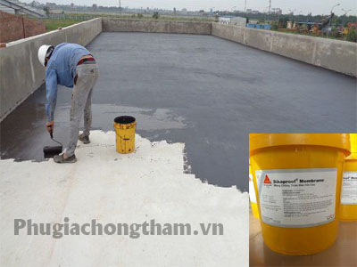 Chống thấm sân thượng sử dụng sản phẩm Sika Membrane hoặc Sikaproof membrane RD