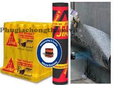 Báo giá thi công chống thấm tầng hầm sử dụng màng chống thấm Sika Bituseal T – 140 SG