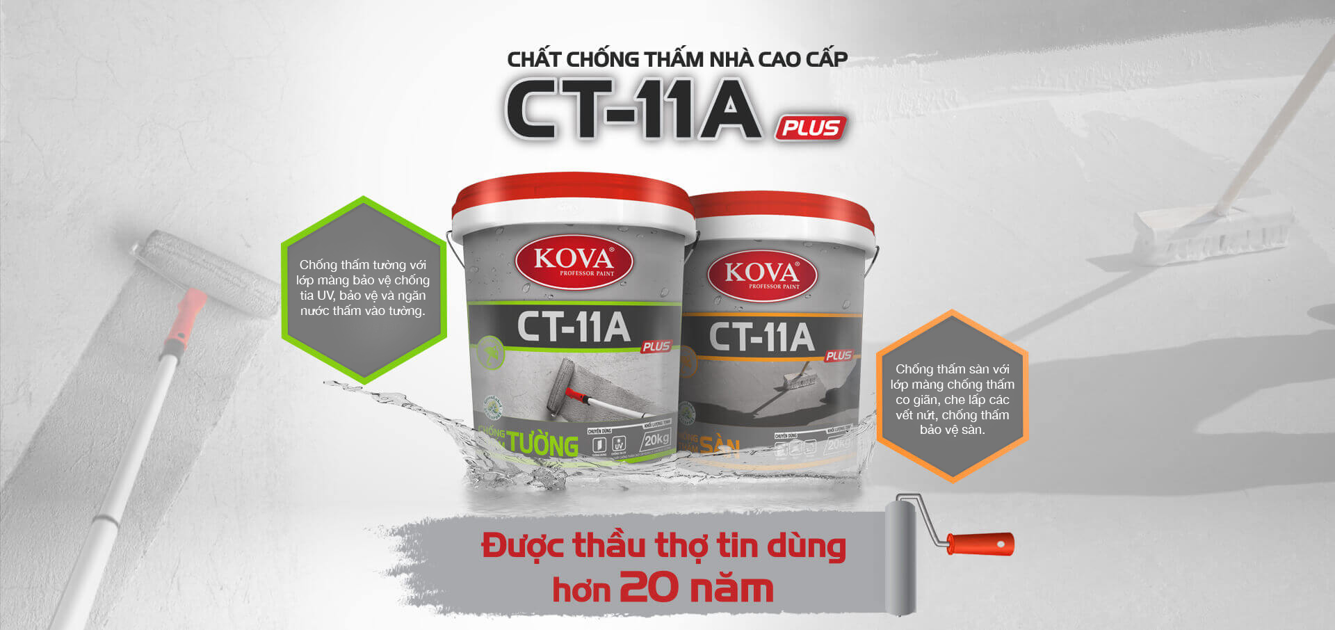 BÁO GIÁ CHỐNG THẤM KOVA CT11A  NĂM 2021