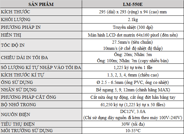 máy in đầu cốt lm-550e