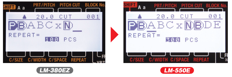 máy in ống lồng đầu cốt LM-550E (LM550E)