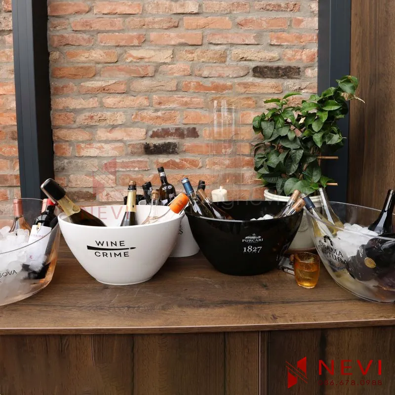 mẫu xô đá nhựa dung tích lớn đẹp