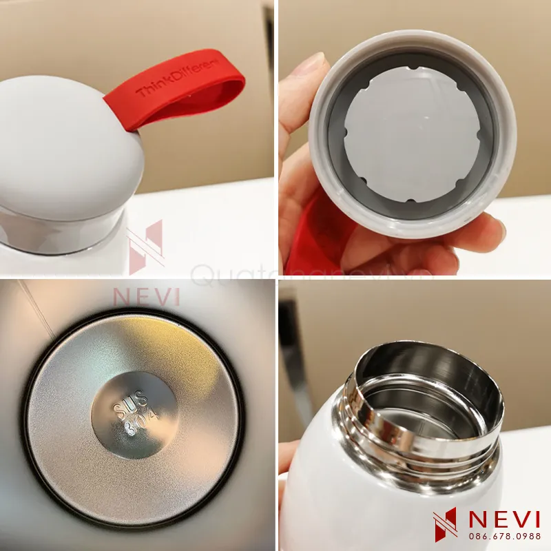bình giữ nhiệt inox 304 có chất lượng hoàn thiện các bộ phận cao, cung cấp bởi Quà tặng Nevi