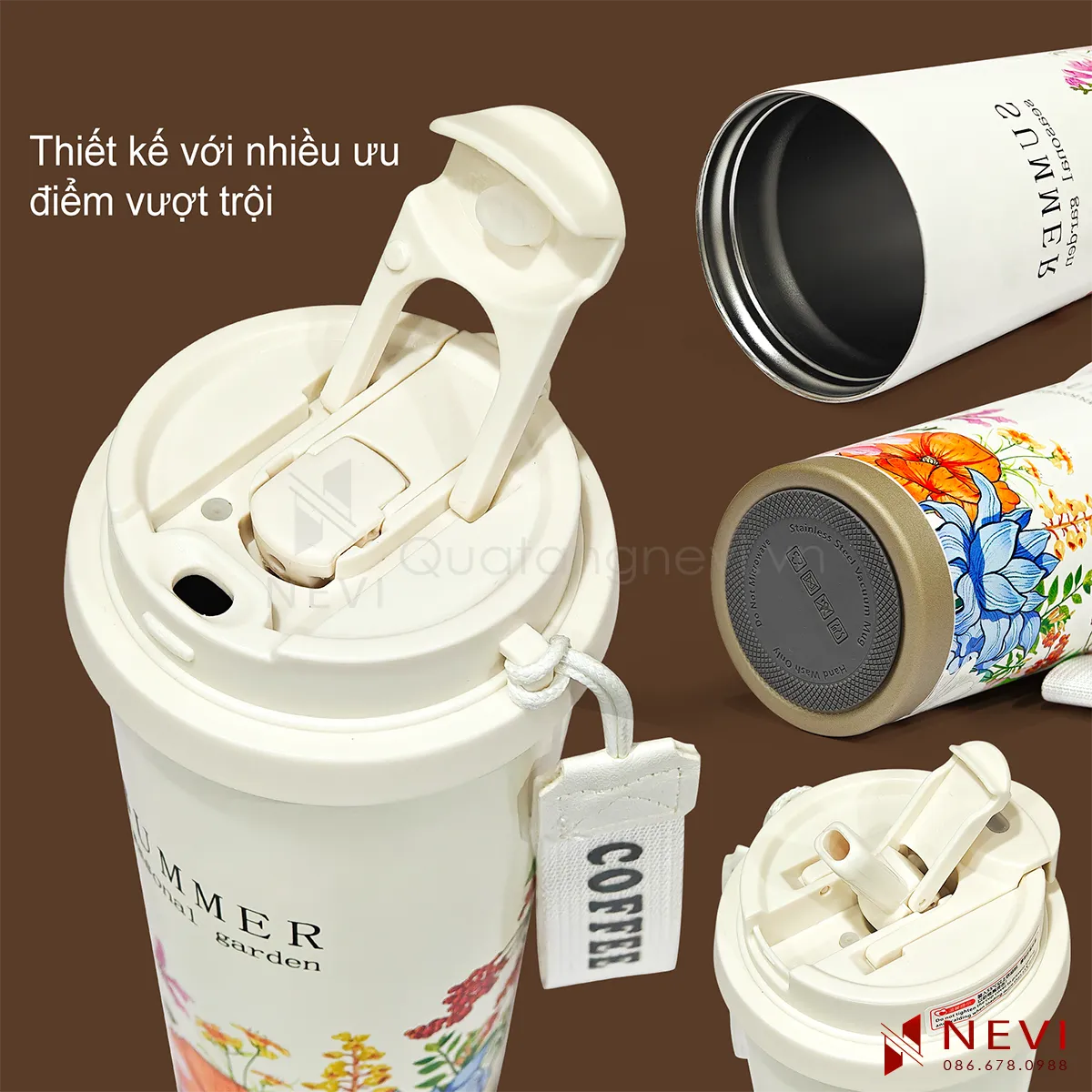 bình giữ nhiệt inox 316 có nhiều ưu điểm trong thiết kế