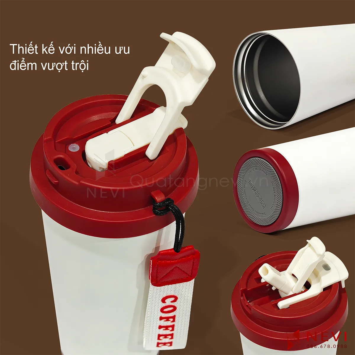 cốc giữ nhiệt inox 316 có thiết kế nhiều ưu điểm vượt trội