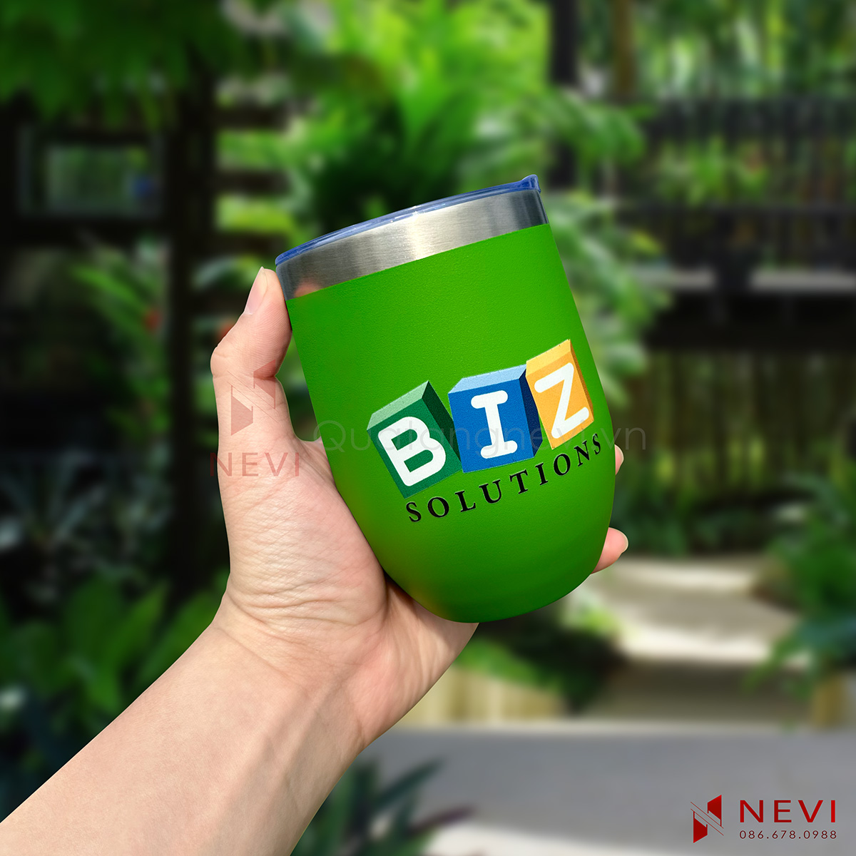 cốc giữ nhiệt 12oz in logo tại quà tặng nevi