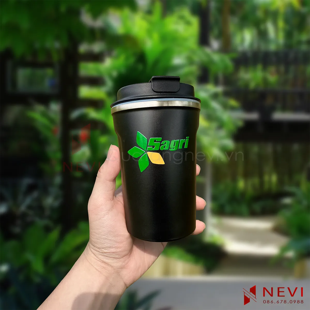 ly giữ nhiệt coffee 380ml in logo