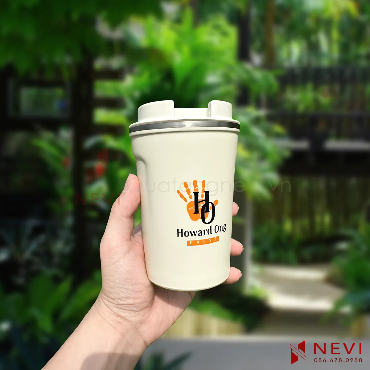ly giữ nhiệt coffee 380ml in theo yêu cầu