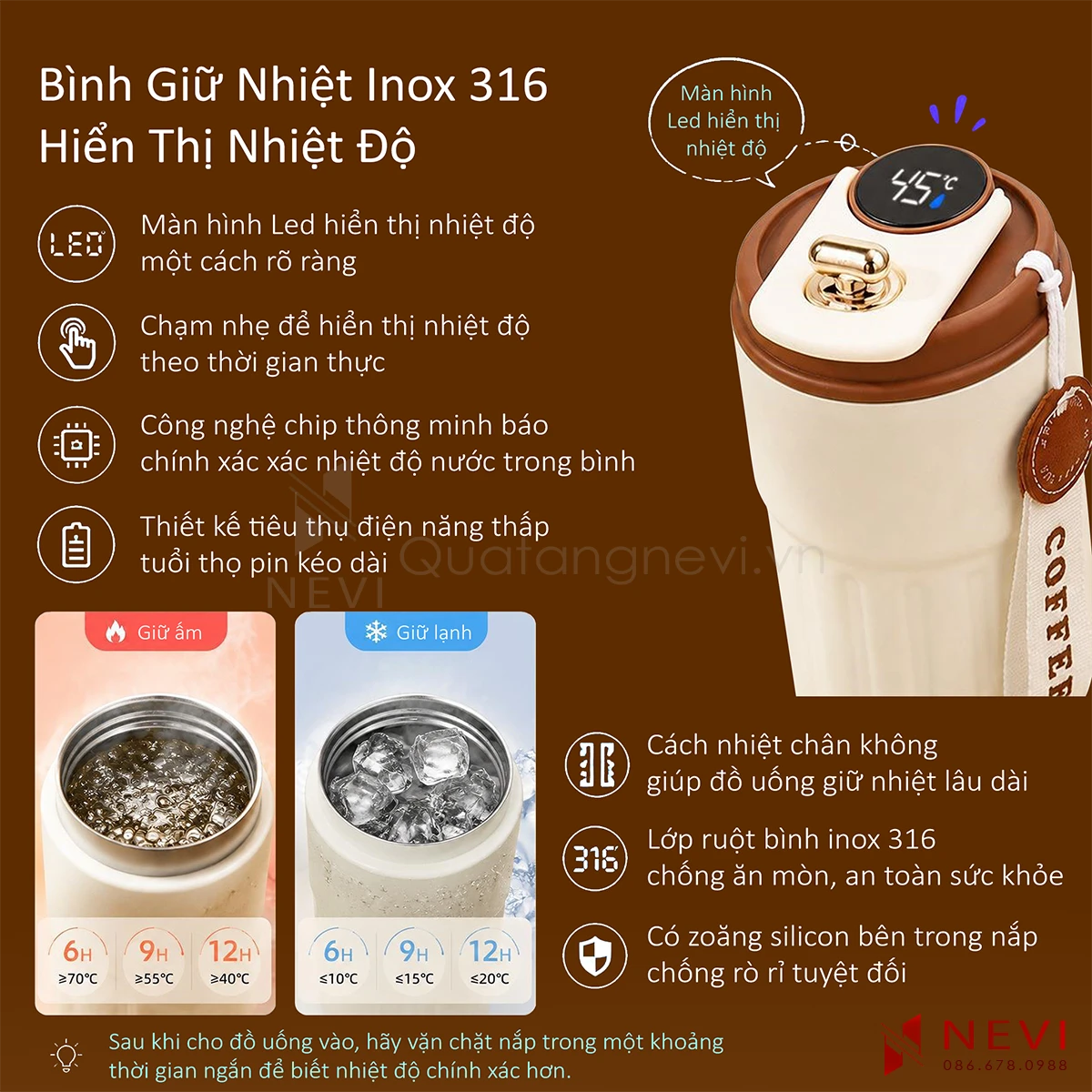ưu điểm trong công nghệ và cấu tạo giữ nhiệt của bình