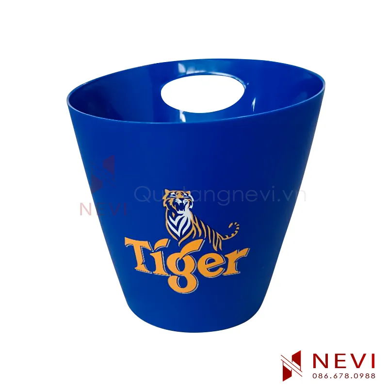 Xô Đá Nhựa Tiger có quai xách
