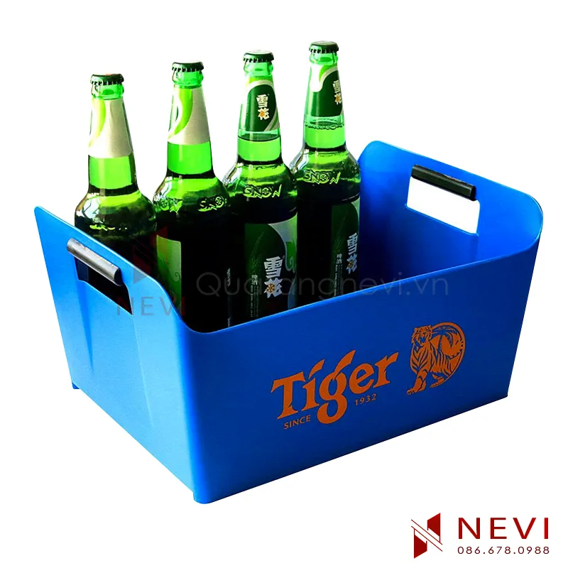 thùng đá xô đá hình chữ nhật dung tích lớn