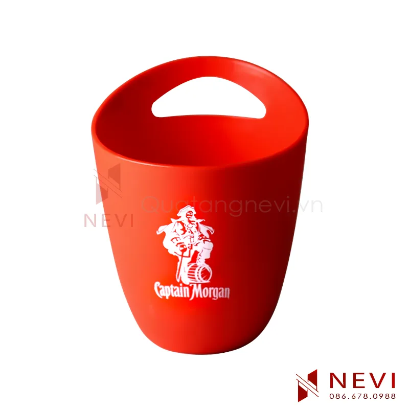 xô đá nhựa ướp lạnh rượu bia 1 quai xách