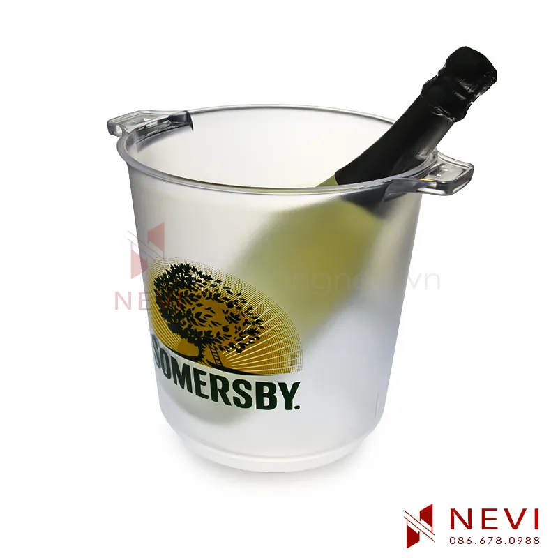 xô đá nhựa 5L nhám mờ