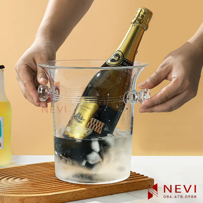 xô bia trong suốt