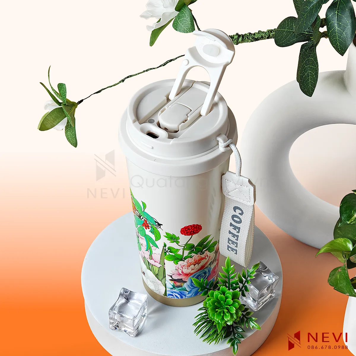 bình giữ nhiệt inox 316 có vòi uống nắp bật tiện lợi
