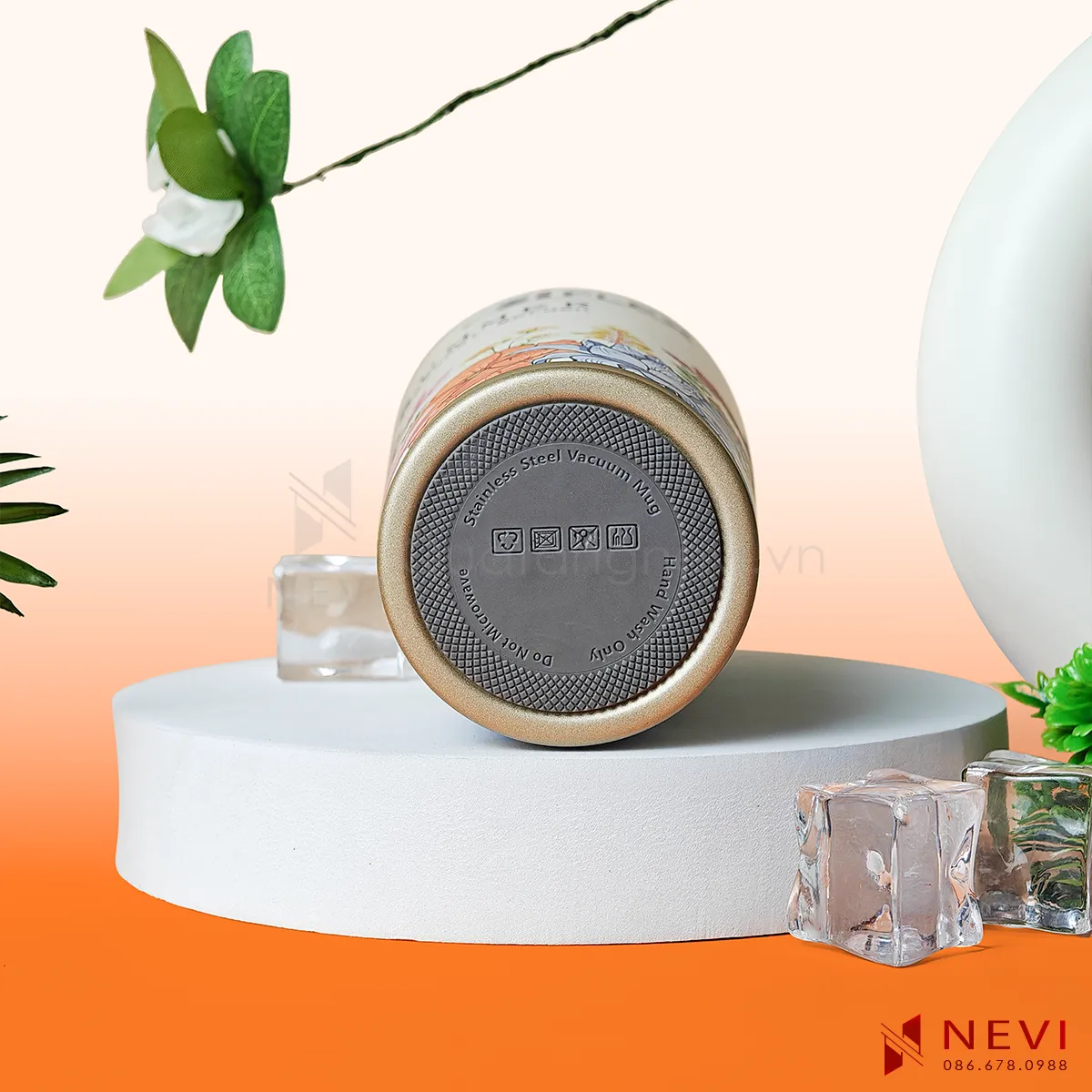 bình giữ nhiệt inox 316 có dán đế silicon chống trơn trượt