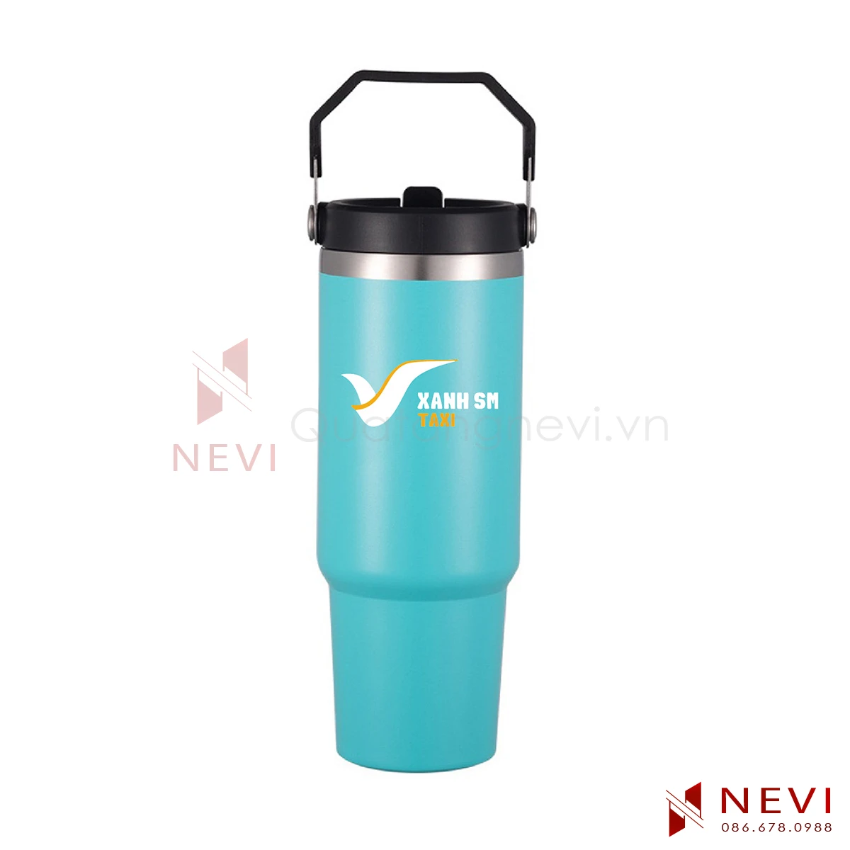 Cốc giữ nhiệt 900ml có quai xách tiện lợi