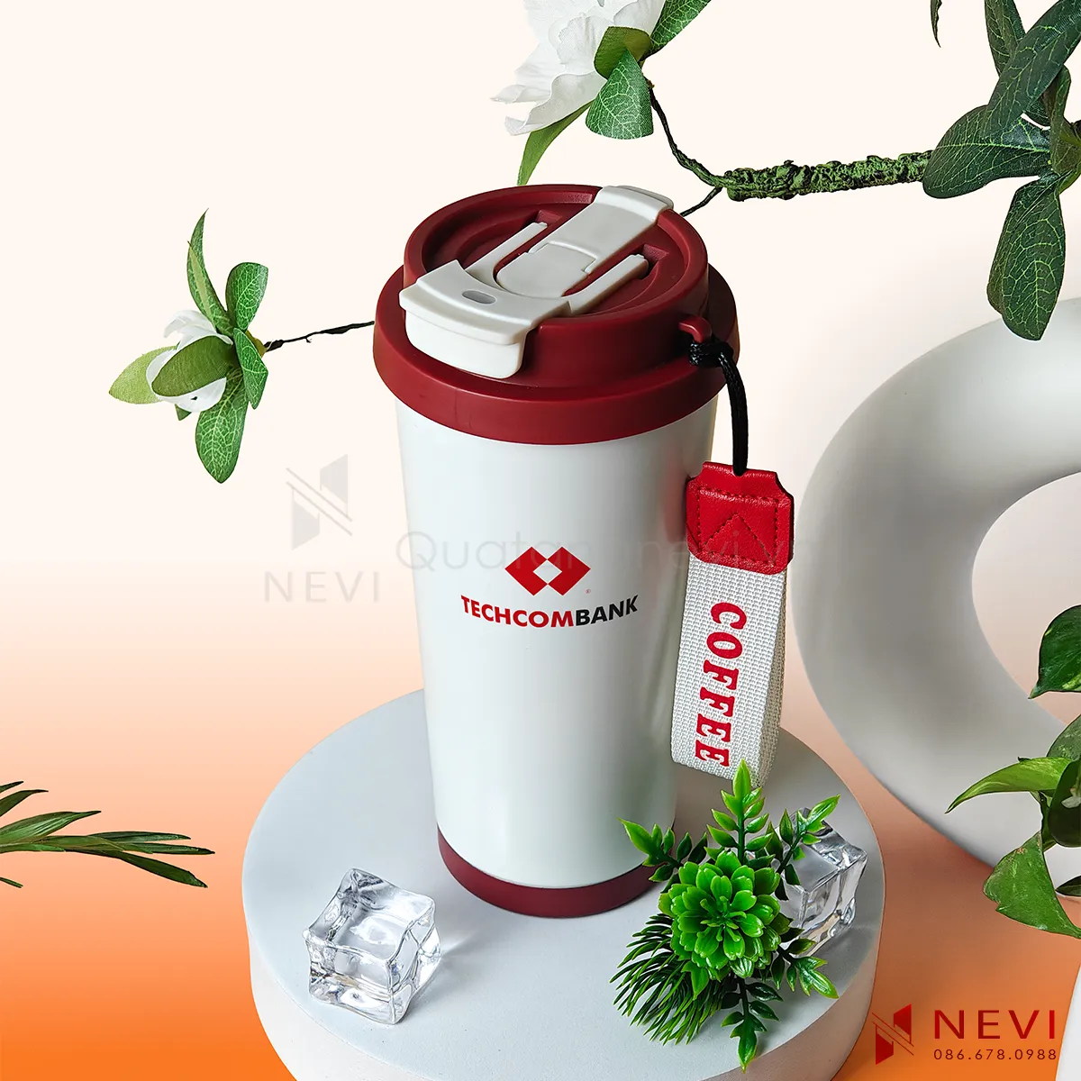 cốc giữ nhiệt inox 316 có quai xách tiện lợi