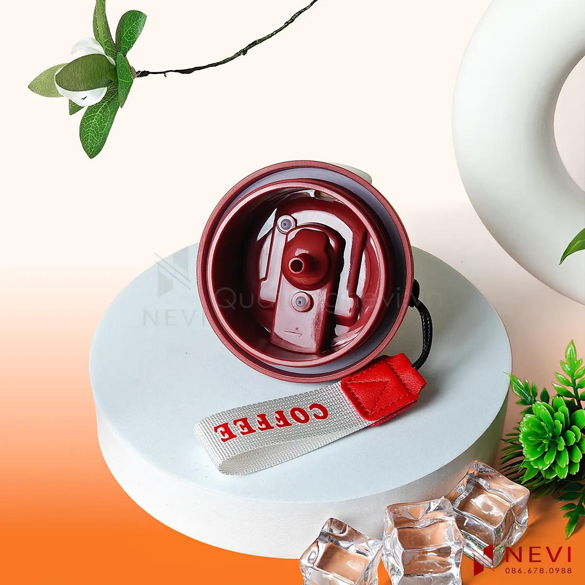 nắp cốc giữ nhiệt inox 316 có zoăng silicon kín khít