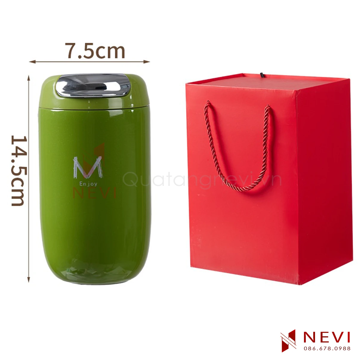 hộp quà cốc giữ nhiệt in logo theo yêu cầu