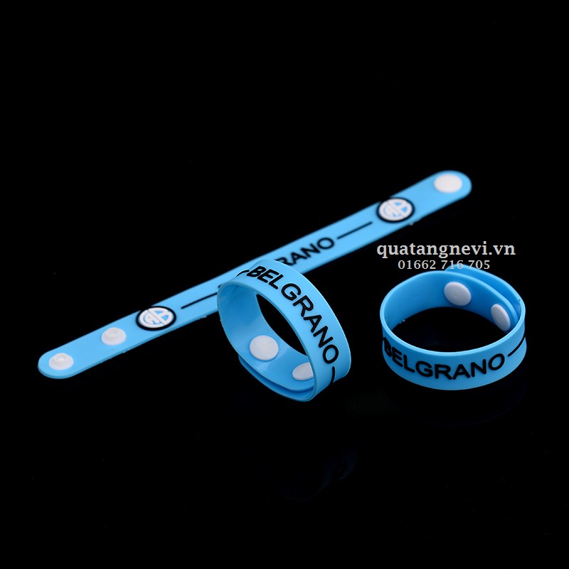 Vòng tay cao su cúc bấm 5