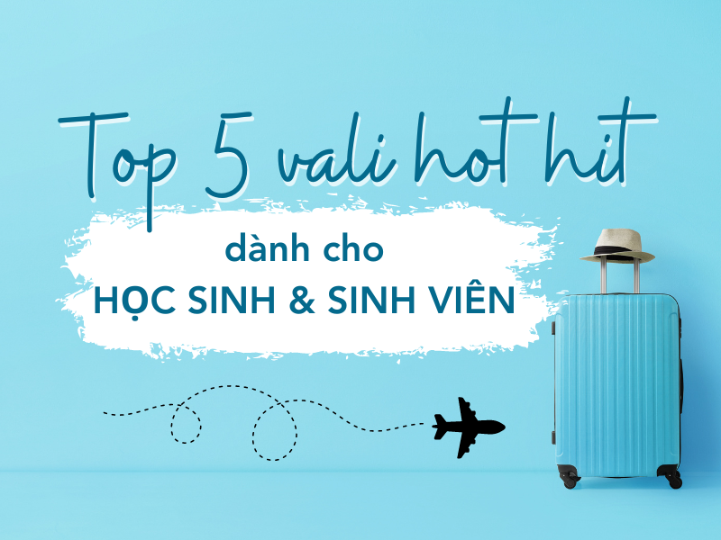 Top 5 vali “hạt dẻ” dành cho học sinh sinh viên