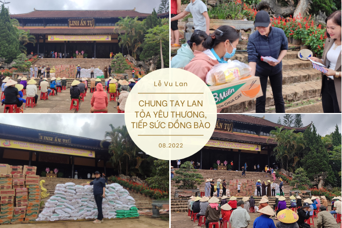 Chung tay lan tỏa yêu thương, tiếp sức đồng bào nhân dịp Lễ Vu Lan