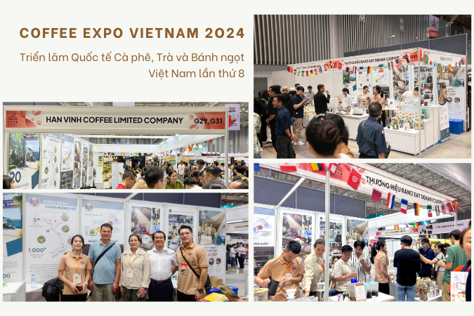 Công ty TNHH Cà phê Hân Vinh tại sự kiện Coffee Expo Vietnam 2024