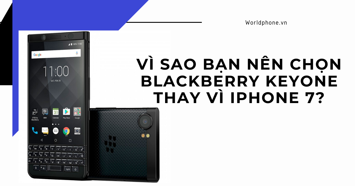 blackberry keyone thay vi iphone 7