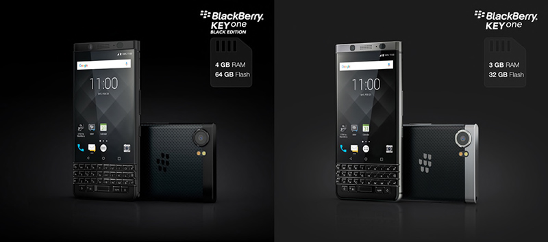 Blackberry KEYone RAM 3GB và 4GB