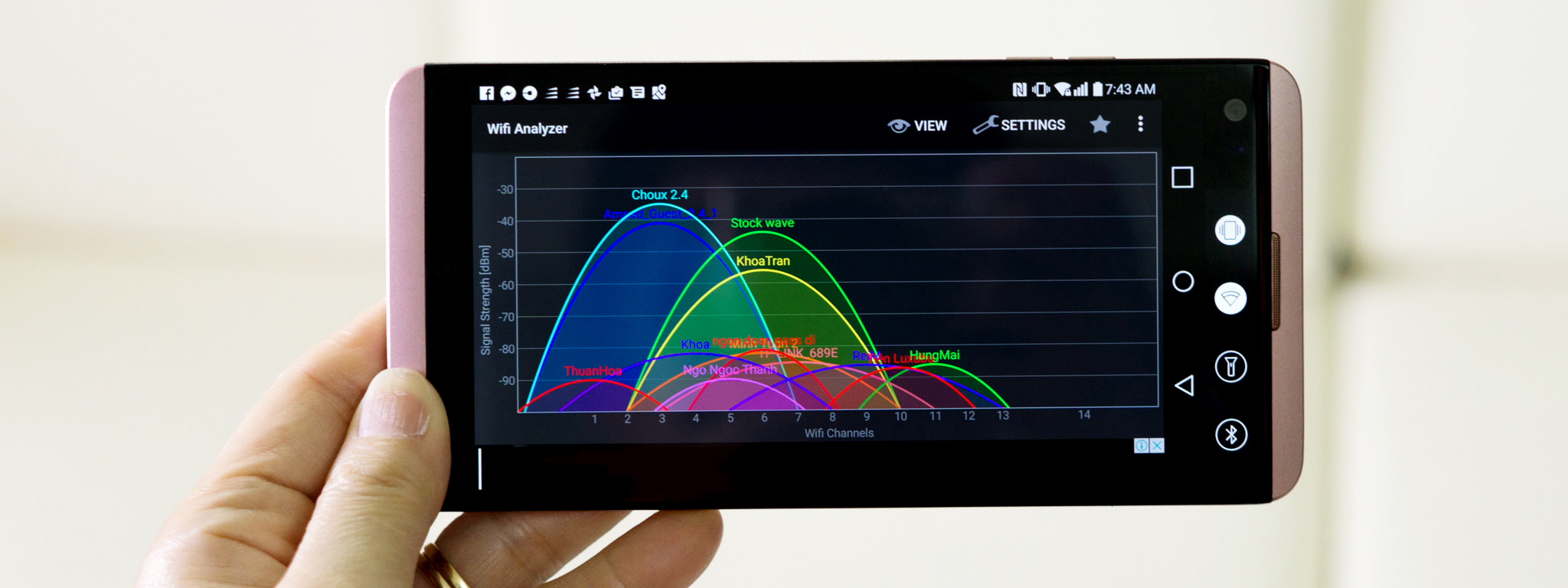 Sử dụng phần mềm giúp cải thiện việc bắt sóng wifi với điện thoại