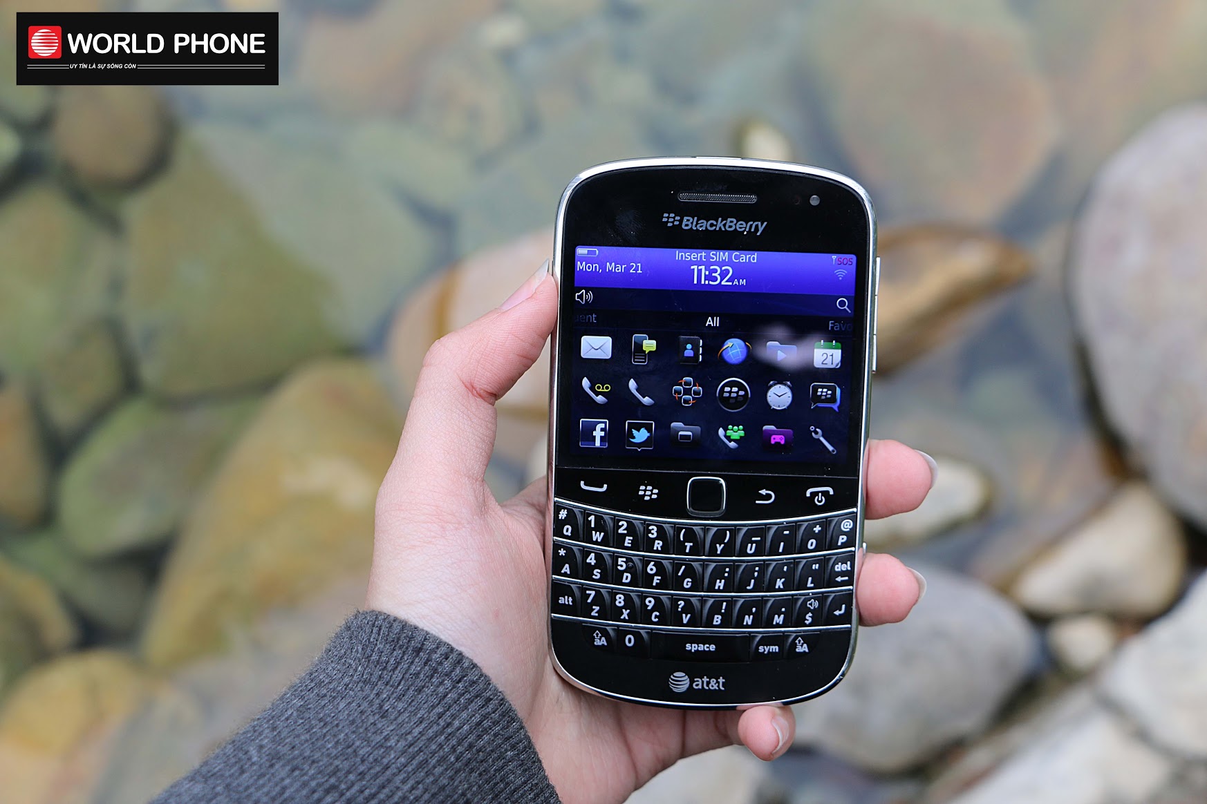 Màn hình của BlackBerry Bold 9900